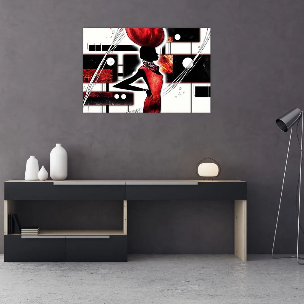 Obraz maľby starovekej dámy (90x60 cm)