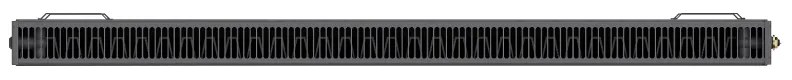 Mexen, Mexen Line CVL21 panelový radiátor 500 x 1400 mm, spodné pripojenie, 1412 W, antracit - W621L-050-140-66