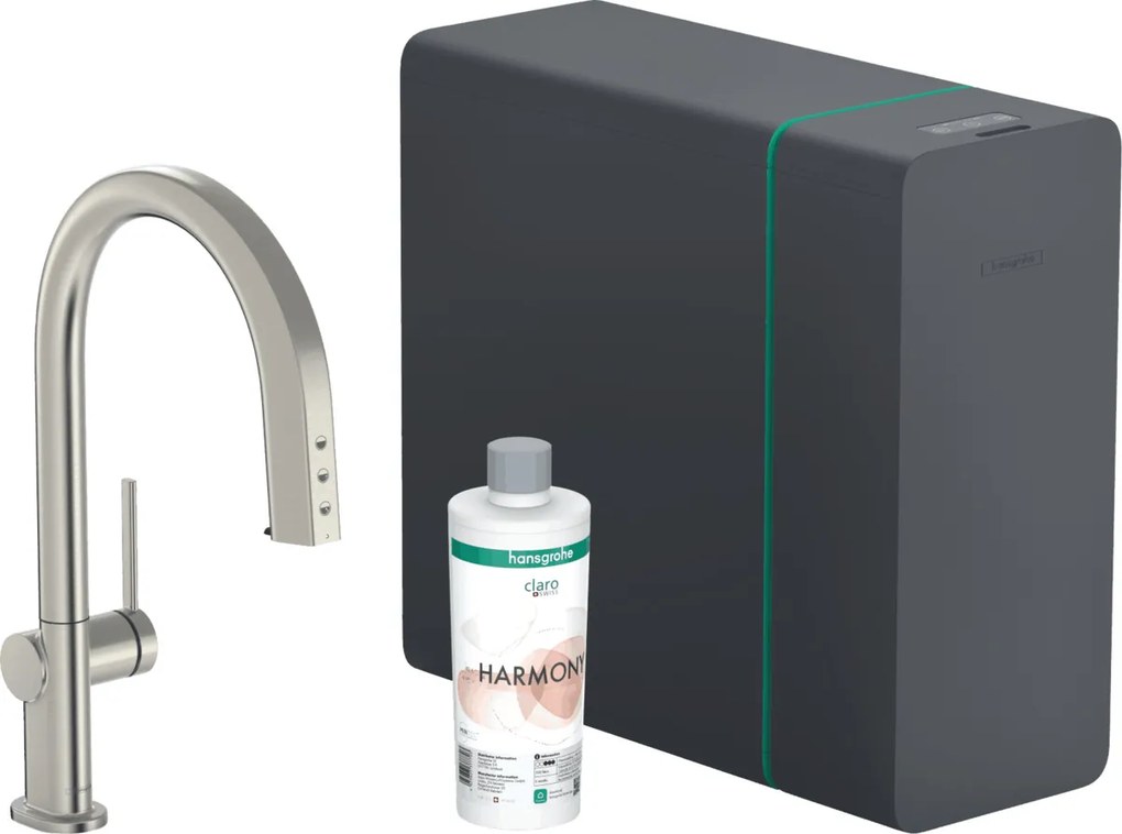 Drezová batéria Hansgrohe Aqittura bez výpuste nerez 76836800