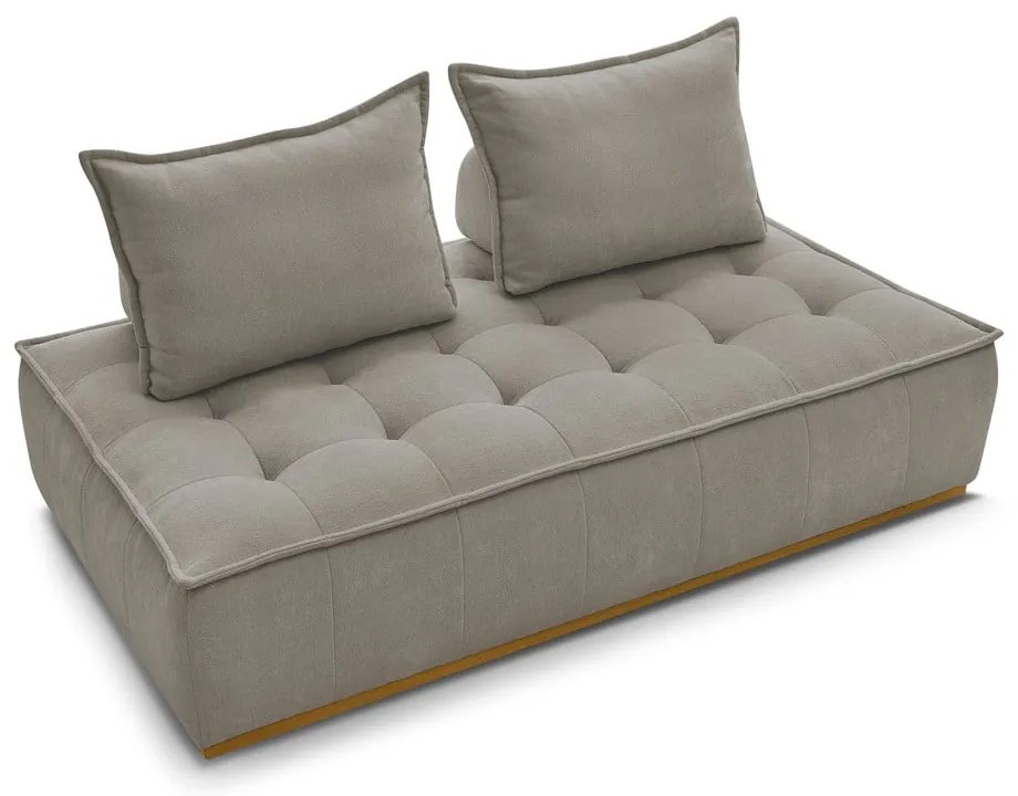 Taupe ženilková pohovka 175 cm Elisa – Bobochic Paris