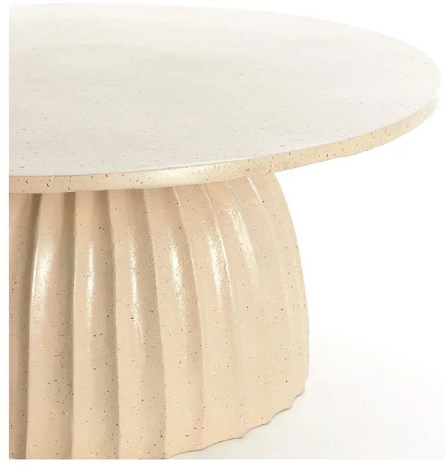 Kovový okrúhly odkladací stolík ø 70 cm Veglia – Light &amp; Living