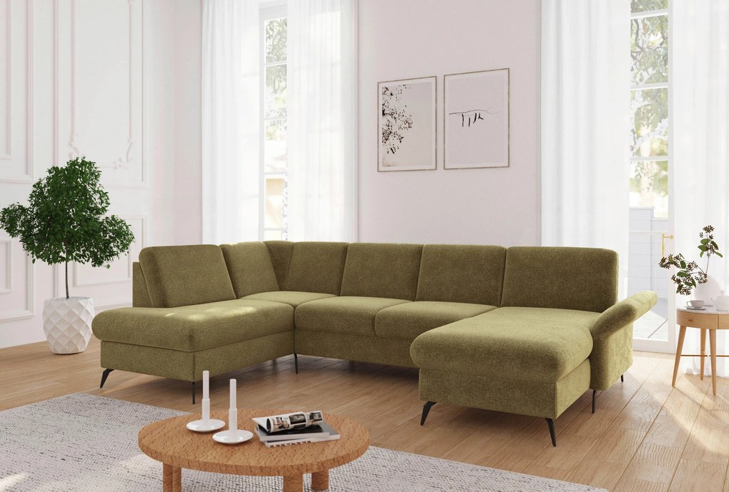 XXXLutz SEDACIA SÚPRAVA, textil, olivovozelená Sit & More - Sedačky - 0001440161C3