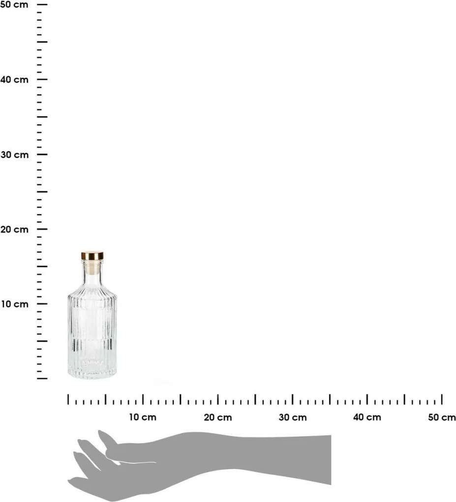 Skleněná lahev na sirupy Glassy 250 ml čirá
