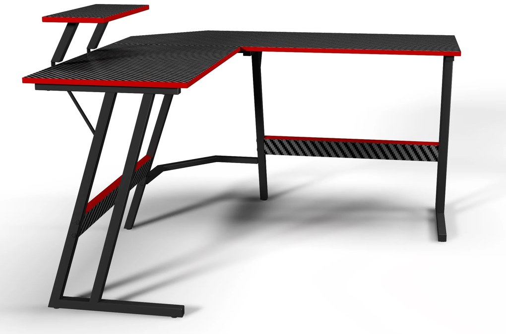 Herný stôl BG02 čierny 130 cm