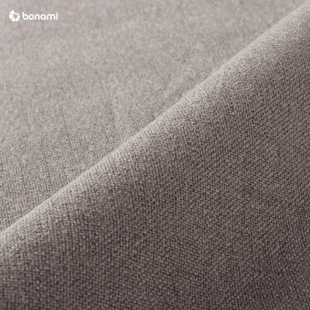 Taupe čalúnená dvojlôžková posteľ bez roštu 160x200 cm Mattis – Meise Möbel