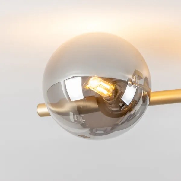 Brilagi - LED Prisadený luster MILLA 4xG9/3W/230V zlatá/dymová