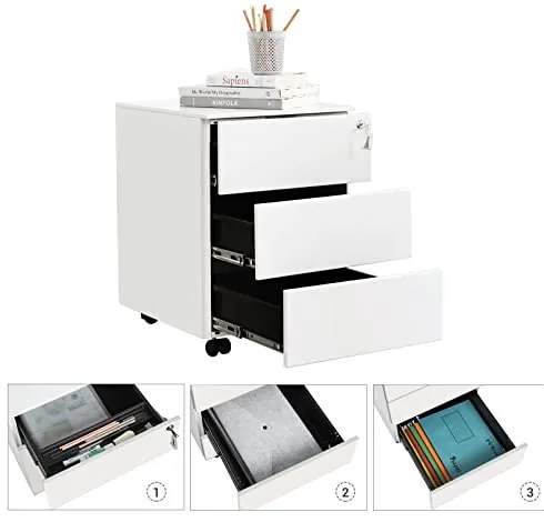 Mobilná skrinka na spisy SONGMICS OFC63WT