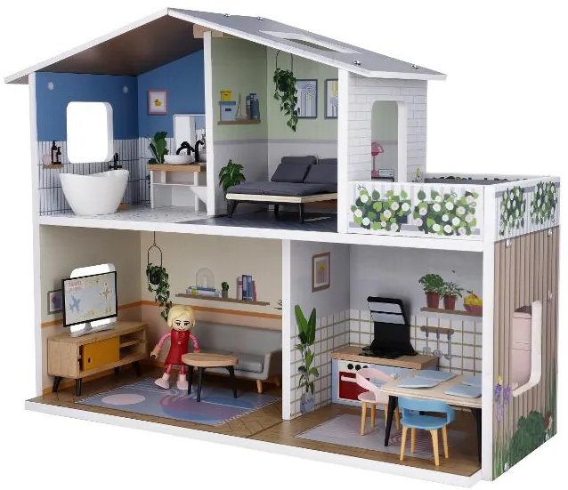 lupilu®  Drevený domček pre bábiky  (100394181)