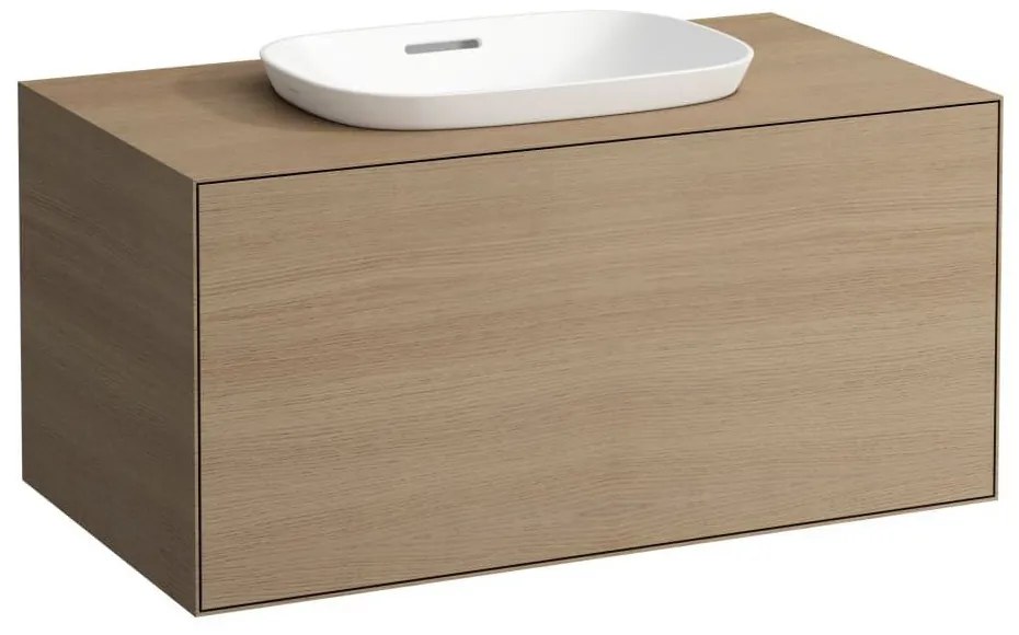 LAUFEN Ino oválne zápustné umývadlo bez otvoru, s prepadom, 500 x 365 mm, biela, H8173020001091