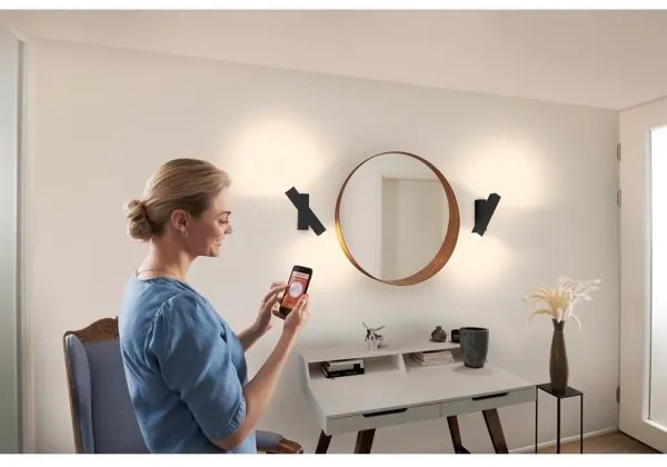 Ledvance - LED Stmievateľné nástenné svietidlo SMART+ CROSS 2xLED/6W/230V Wi-Fi