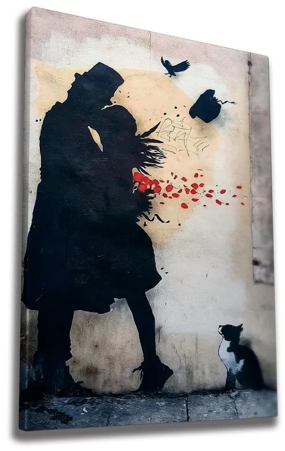 Obraz na plátne Posledný bozk WY04 50x70 cm