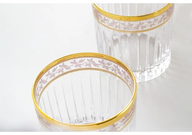 BOHEMIA PRESTIGE DORATO POHÁR NA WHISKY 360ML SADA 6 KS