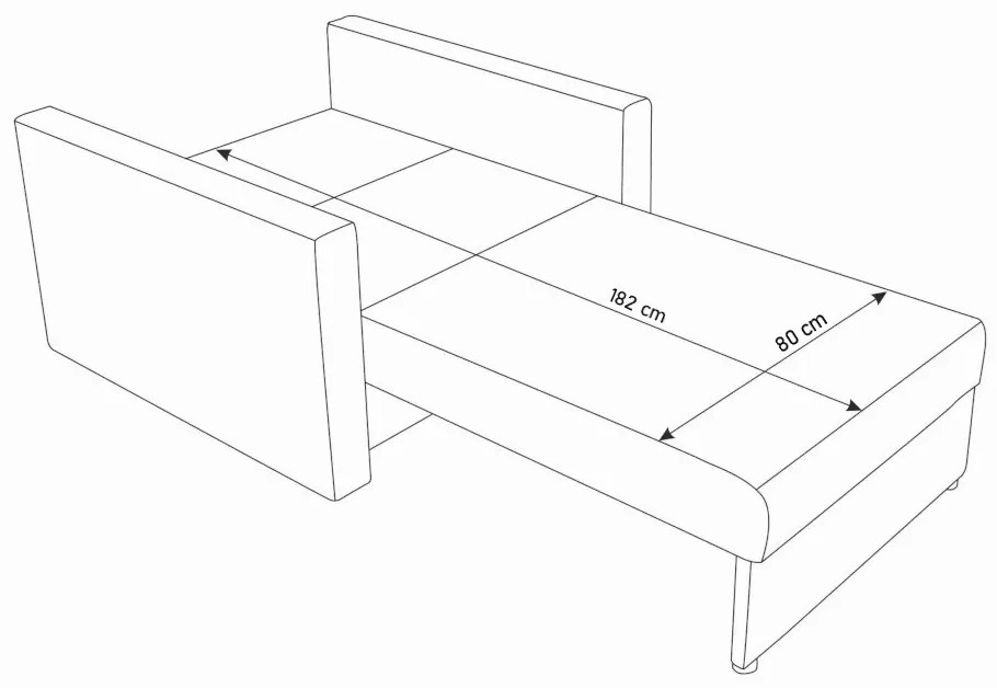 Kreslo ARIA, 96x85x98, kornet 02/kornet 10