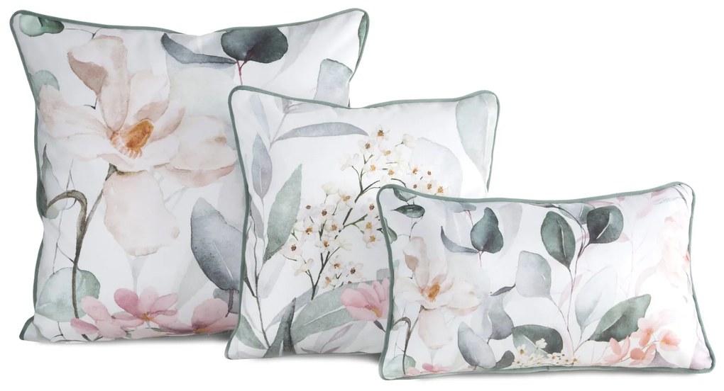 DEKORAČNÁ OBLIEČKA NA VANKÚŠ PREMIUM JULIET 60X60 CM KVETY