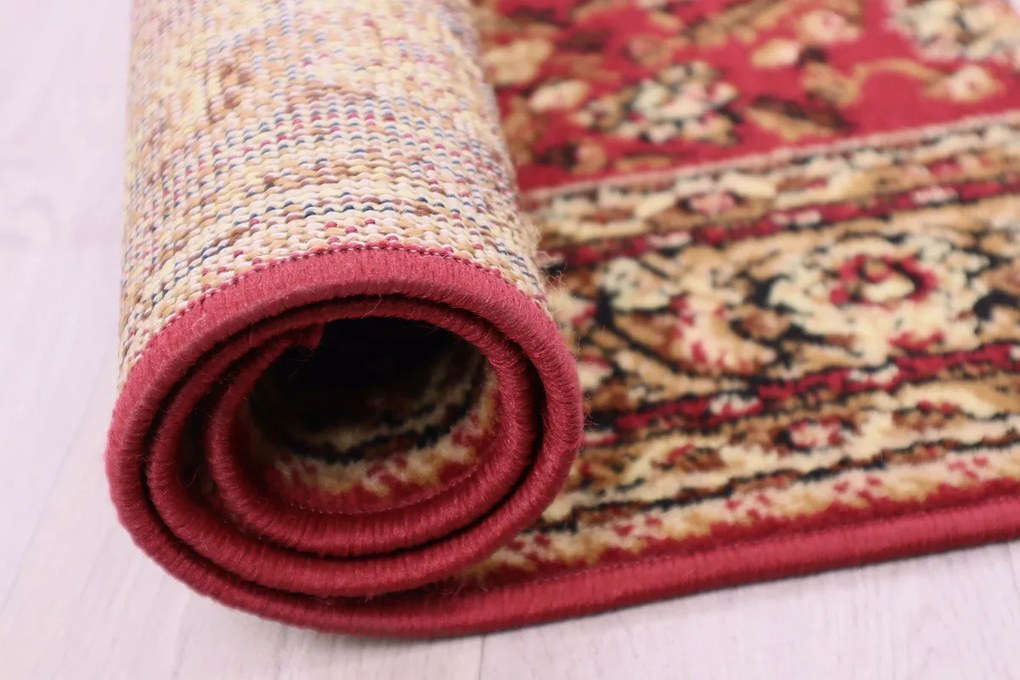 Behúň na mieru Samira New 12003-023 red, šíre 100 cm, červená, chodba / predsieň, Weltom