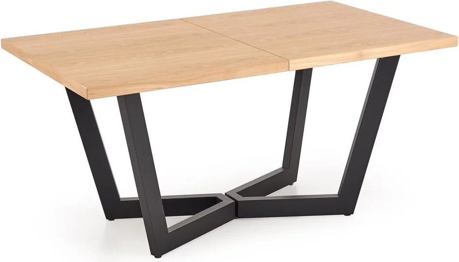 Jídelní rozkládací stůl Massive 2 160/250 cm dub přírodní/černý
