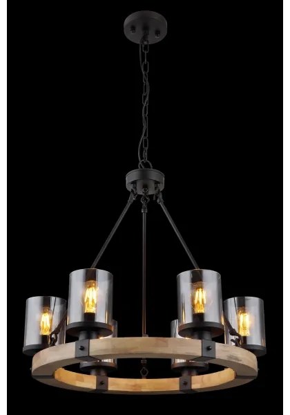 Globo 15555-6H - Luster na reťazi LILA 6xE27/60W/230V