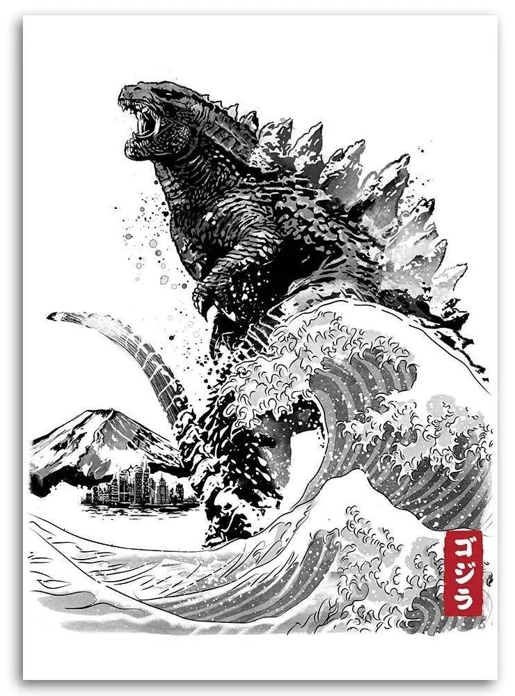 Gario Obraz na plátne Godzilla, film - Dr.Monekers Rozmery: 40 x 60 cm