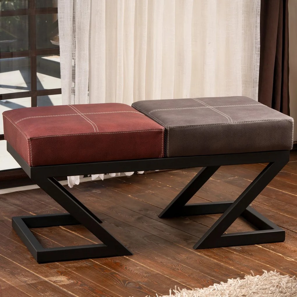 Lavica Brda Anthracite and Claret Red