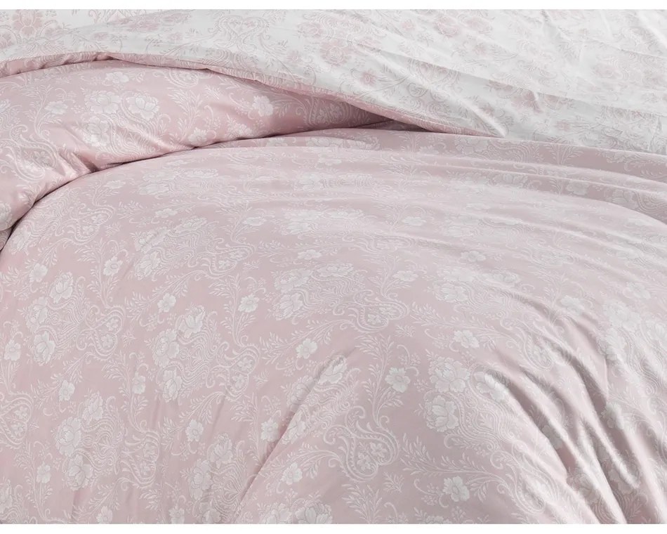 BedTex Bavlnené obliečky Almina púdrová, 220 x 200 cm, 2 ks 70 x 90 cm, 220 x 200 cm, 2 ks 70 x 90 cm