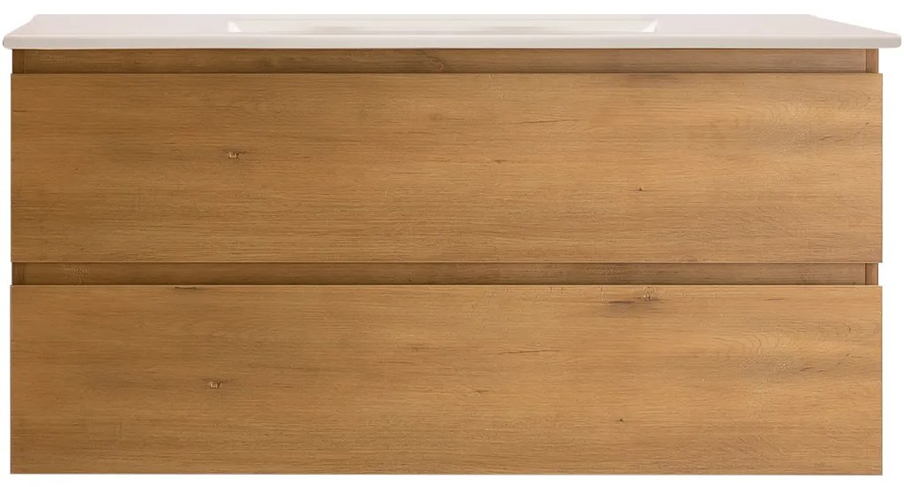 CERANO - Kúpeľňová skrinka pod umývadlo Carole - prírodná - 100x49,8x46 cm