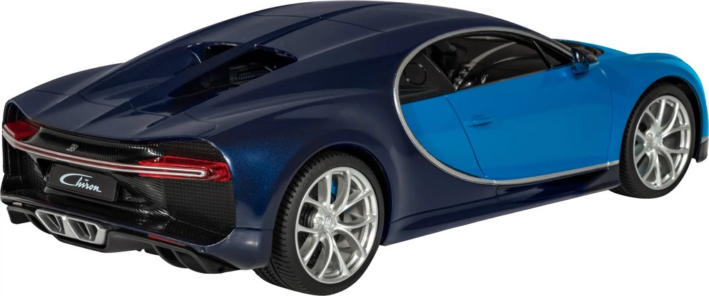 Bugatti Chiron modrý RASTAR model 1:14 Auto na diaľkové ovládanie + LED svetlá + 2,4 GHz diaľkové ovládanie