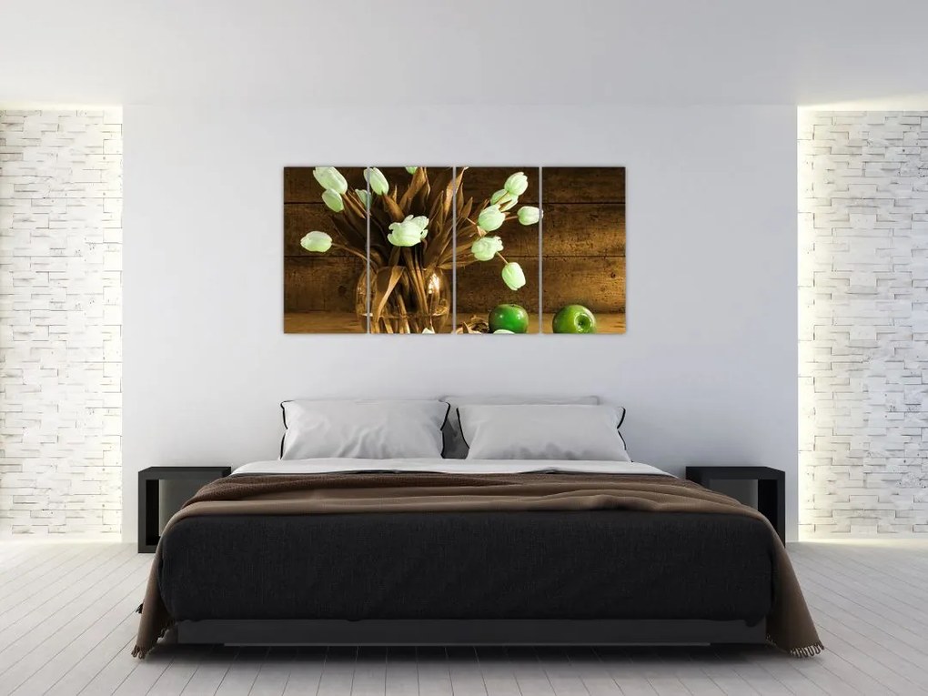 Tulipány vo váze - obraz