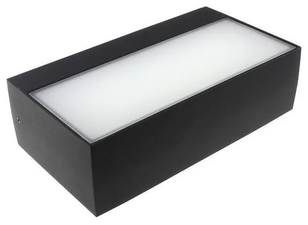 LED2 - LED Vonkajšie nástenné svietidlo KVADER LED/9W/230V IP54