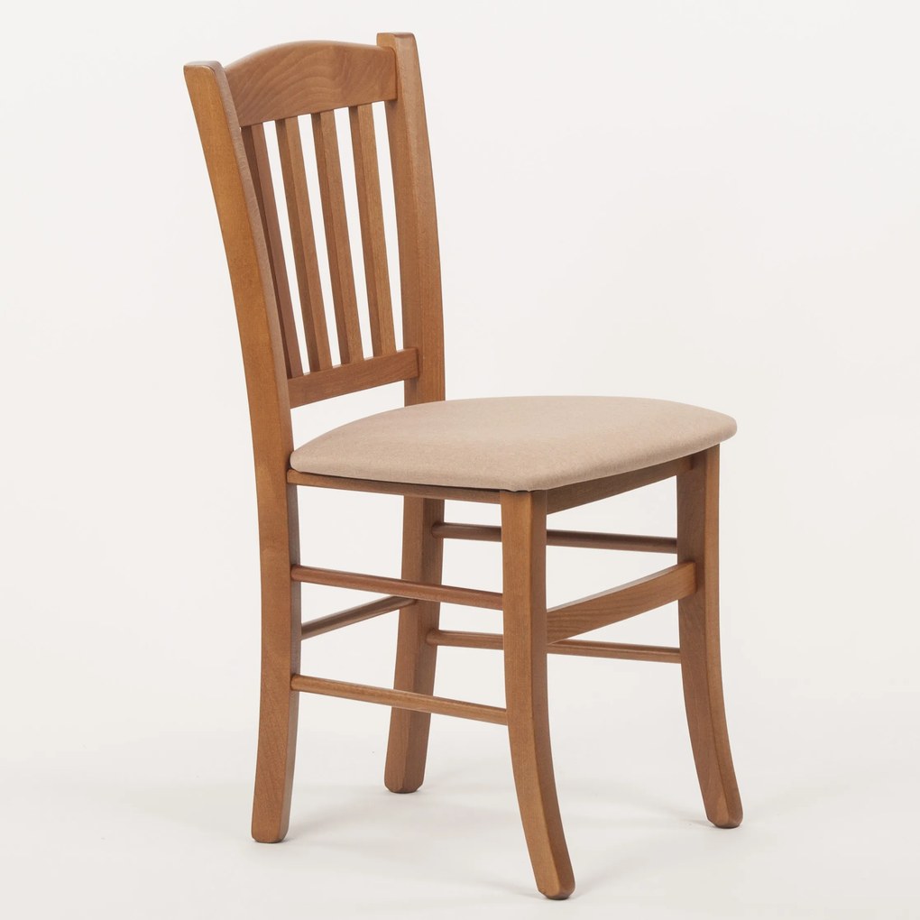 Stima Stolička VENETA s čalúneným sedákom Vyberte odtieň ->: Rustikál, Vyberte látku ->: LUX Cappuccino 24