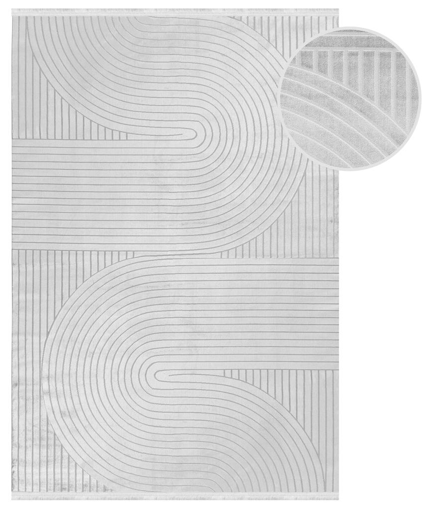 Ayyildiz Kusový koberec STYLE 8902, Strieborná Rozmer koberca: 80 x 250 cm
