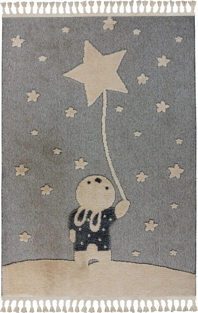 Detský kusový koberec My Fano 393 Rast, 160x230, šedá, detská izba, Obsession