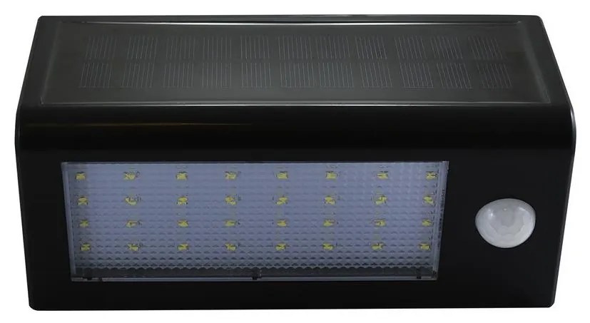 Polux LED Solárne nástenné svietidlo so senzorom LED/5W SA0732