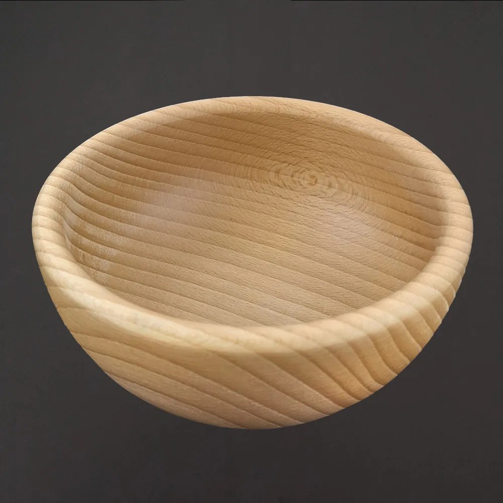 AMADEA Drevená miska, masívne drevo, 14 cm