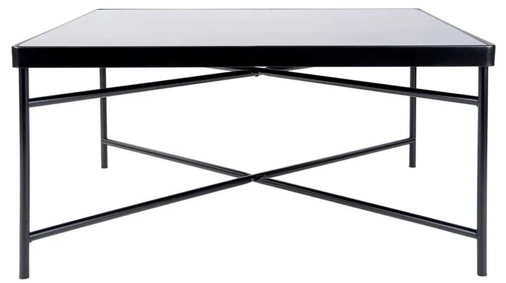 Čierny príručný stolík Smooth 80 x 40 cm 80 x 40 cm