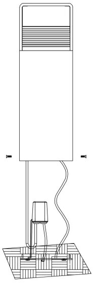 Eglo 98271 - LED Vonkajšia lampa DONINNI LED/5W/230V IP44
