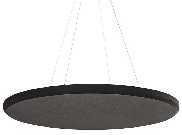 Akustický panel SATELLITE, stropný, Ø 1170 mm, čierna