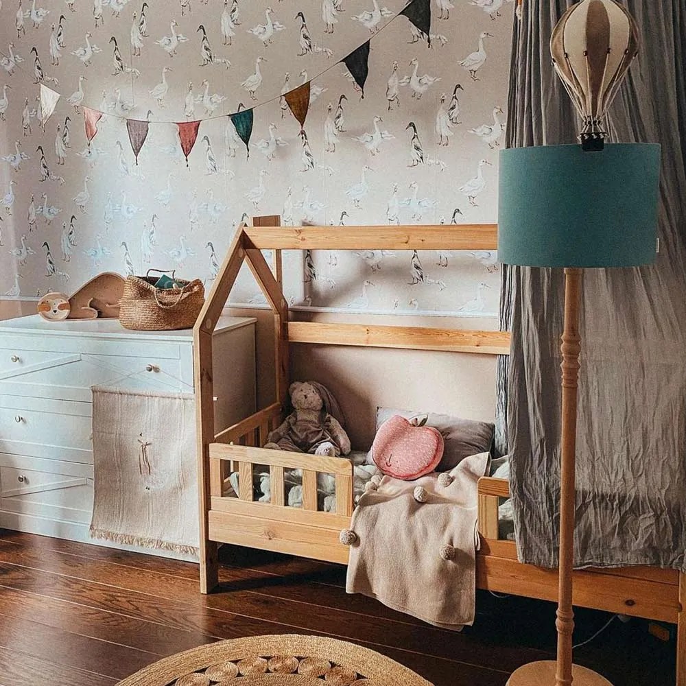 Tapeta bielej kačice 280x50 cm