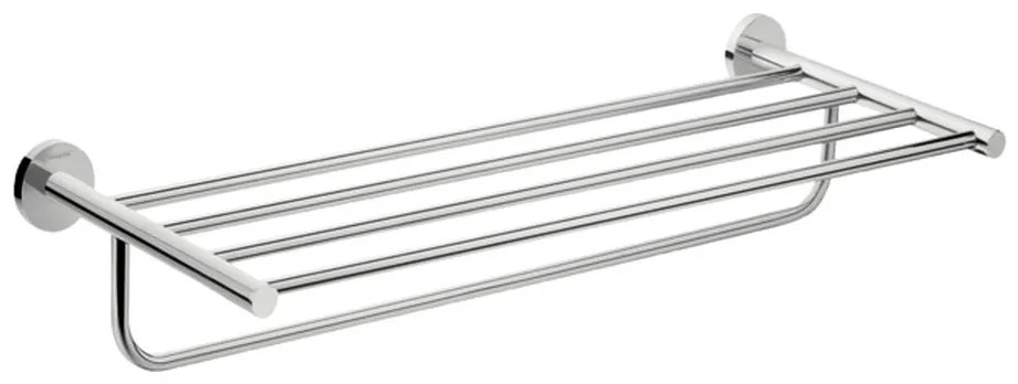 Hansgrohe Logis Universal, polička na uteráky s držiakom uteráka , chrómová, HAN-41720000