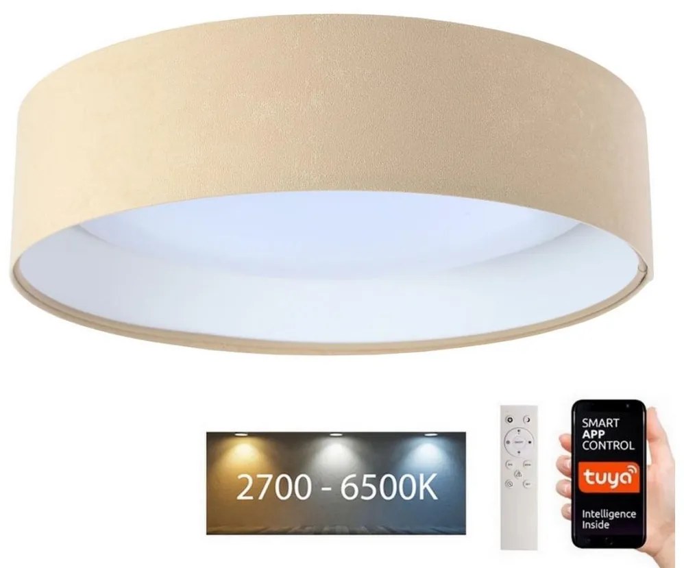 BPS Koncept LED Stropné svietidlo SMART GALAXY LED/36W/230V Wi-Fi Tuya béžová/biela + DO BS0522