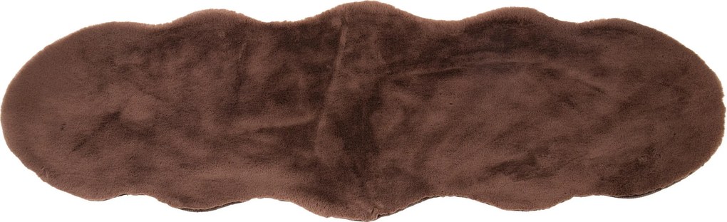 XXXLutz UMELÁ KOŽUŠINA, 55/160 cm, hnedá - Koberce - 003580043752