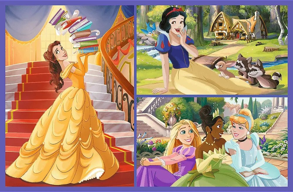 Trefl 2x70 Disney Princezná Rozprávkové dni