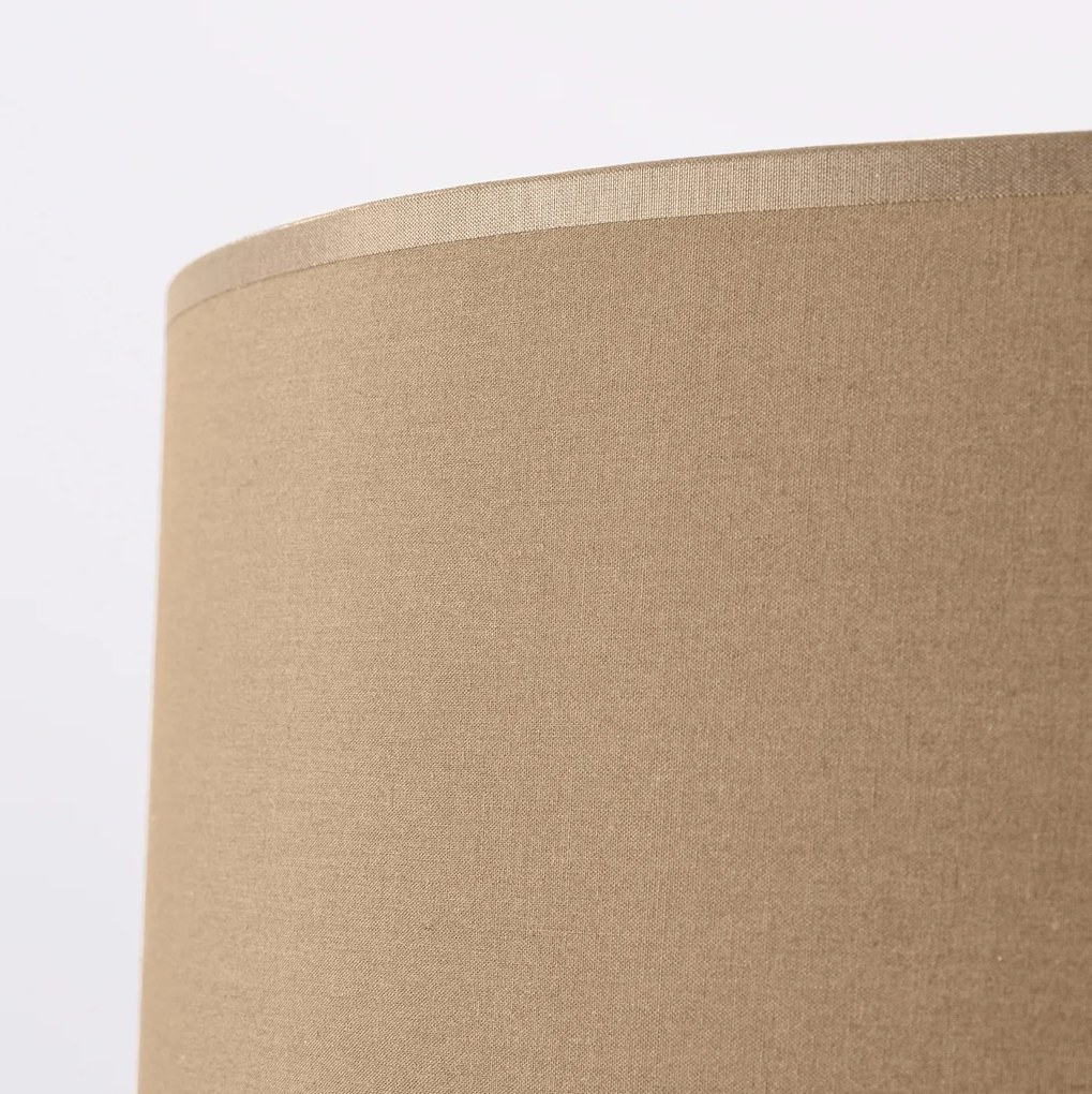 Závesné svietidlo Nevia, 1x béžové textilné tienidlo, b