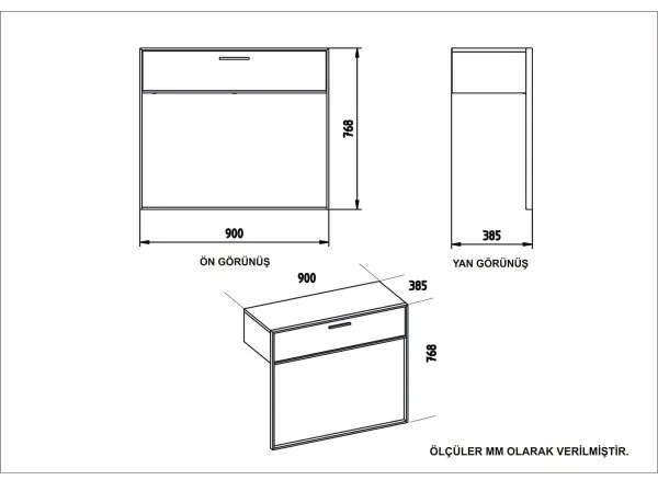 Konzolový nástenný stolík POLKA 76,8x90 cm zlatá/čierna