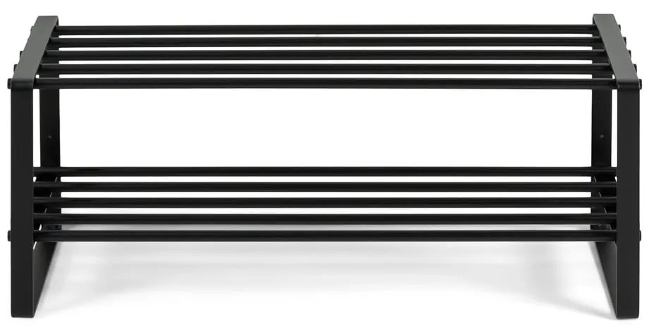 Čierna kovová skrinka na topánky 70x29x27 cm Rex – Spinder Design