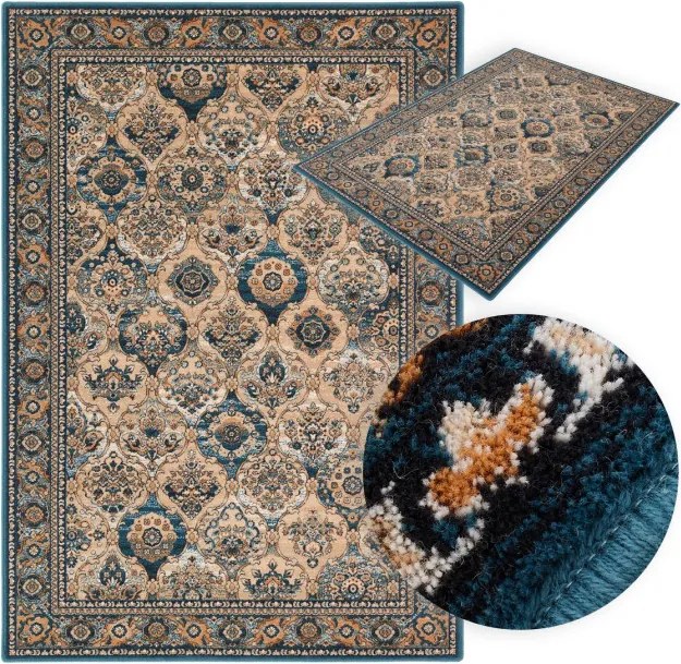 Koberec  Agnella Isfahan Forenza Smaragd