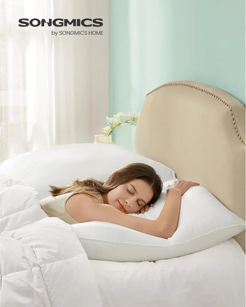 Vankúš 80 x 80 cm, náplň 1500 g, s úložným vakom, biely