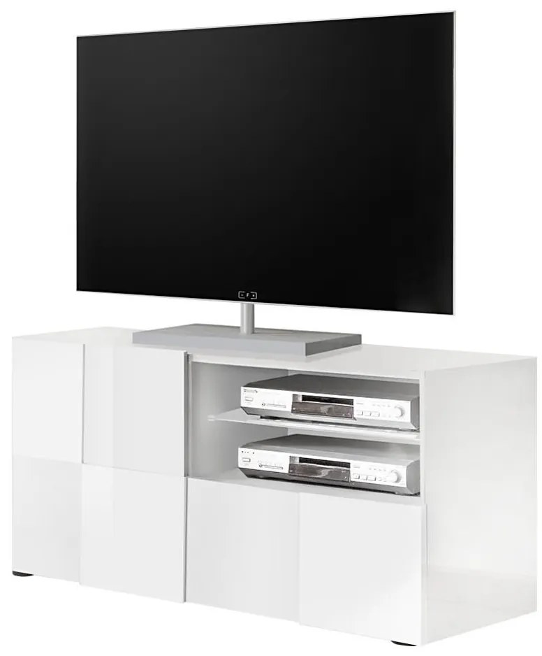 Televízny stolík SERIAN biely