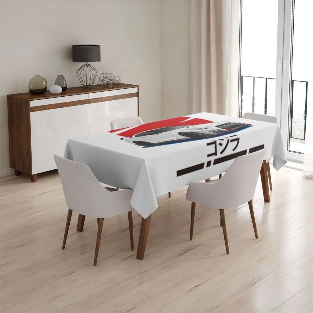 Sablio Obrus Nissan GTR 35 Japonské slnko - 90x90 cm