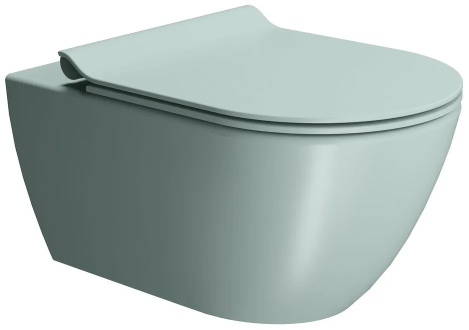 GSI GSI, PURA závesná WC misa, Swirlflush, 36x55cm, ghiaccio dual-mat, 881515