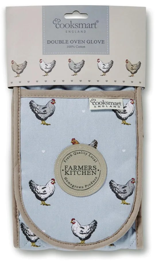 Dvojitá bavlnená kuchynská rukavica Cooksmart ® Farmers